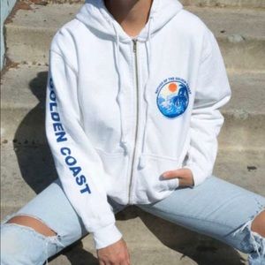 Brandy Melville Zip-up Hoodie